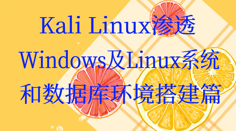 Kali Linux渗透与Windows及Linux系统和数据库环境搭建篇(师徒问答)