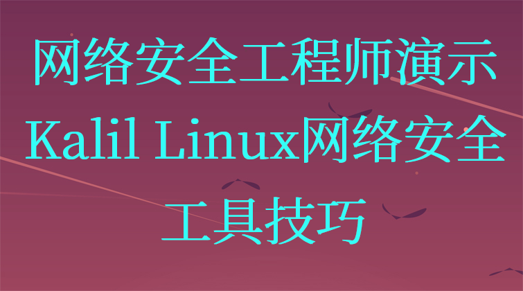网络安全工程师演示：Kalil Linux网络安全工具技巧(师徒问答)